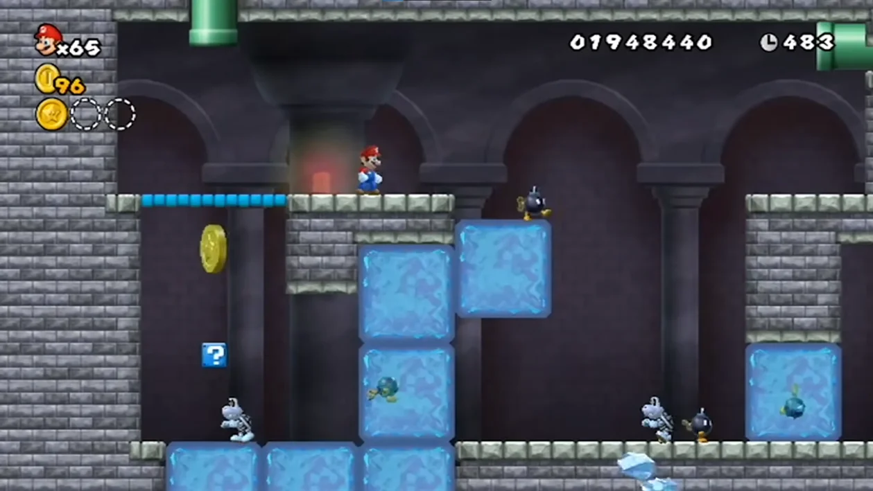 A screenshot from a 2D platformer game.